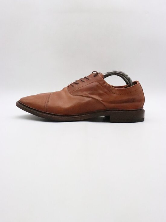 Frye Paul Bal Men\'s Size 10.5 Oxford Cap Toe Brown Leather Dress Classic Shoes main image 2